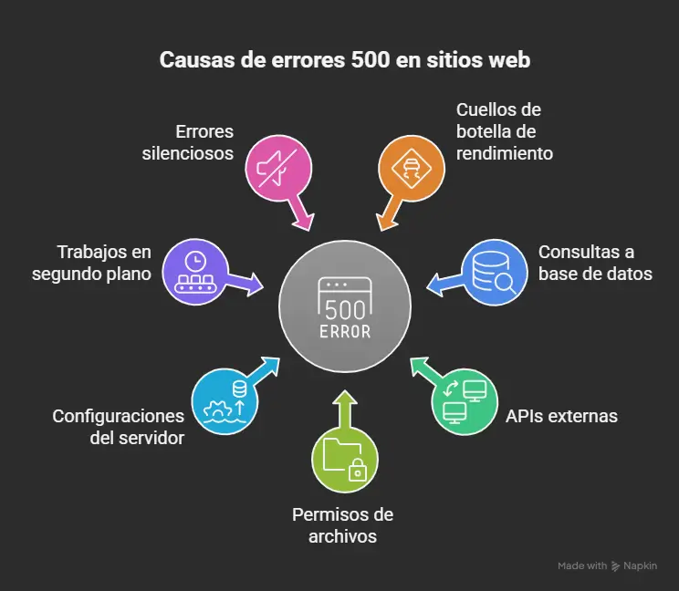 7 causas ocultas del error 500