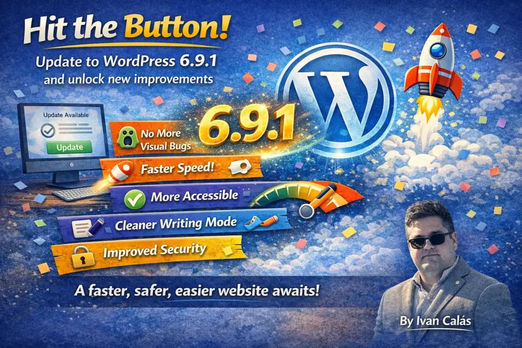 hit the button wordpress update