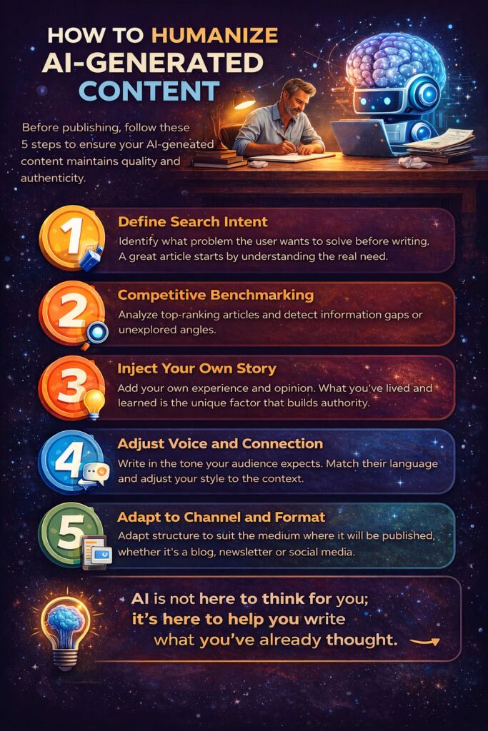 infografia escritura con AI